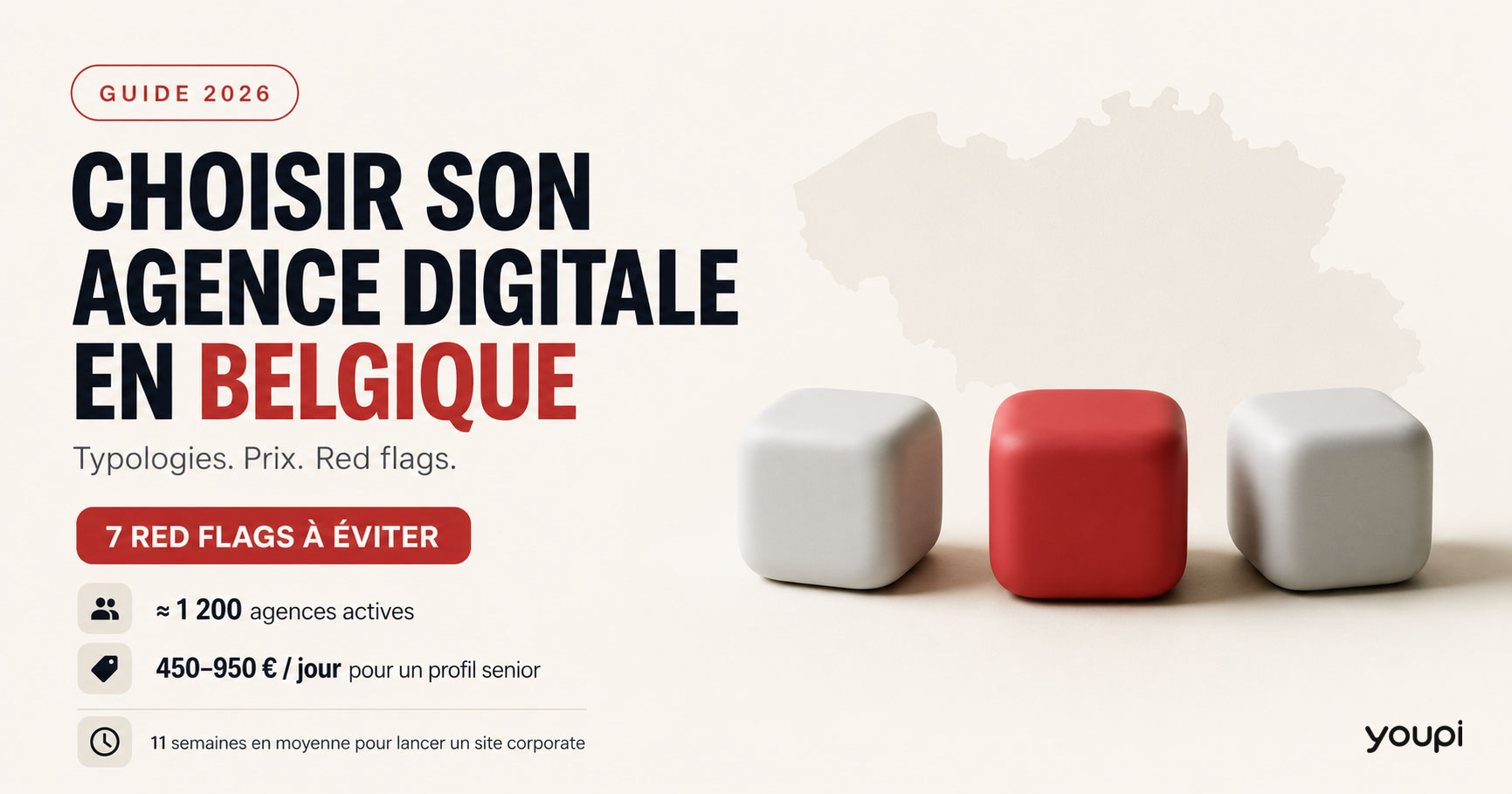 Comment choisir une agence digitale en Belgique — Guide 2026 | Youpi